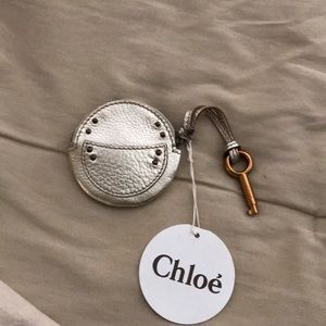 Chloe leather coin purse